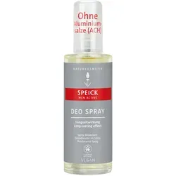 Speick Men Active Deo-Spray 75 ml - Deospray für Männer mit Bio-Salbei, ohne Aluminiumsalze und synthetische Zusatzstoffe. Bietet langanhaltenden Schutz und pflegt die Haut mit 99,9% natürlichem Ursprung.