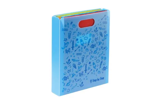 Step by Step Hefter Heftbox mit Tragegriff, transparent, bis DIN A4, K