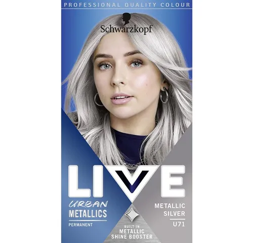 Schwarzkopf Haarfarbe Live Urban Brights U71 Metallic Silver