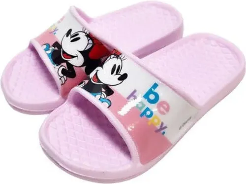 Disney Minnie Maus Mädchen Kinder Sandalen Schuhe Latschen – Lila / 27