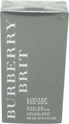 Burberry Brit Eau de Toilette 100ml - Eau de Toilette mit exklusivem, maskulinem Duft in limitierter Edition. Frische Zitrusnoten treffen auf würzige Akzente – ideal für besondere Anlässe oder den Alltag.