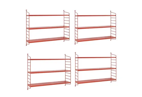 en.casa Wandregal »Strängnäs« Rot in rot von en.casa