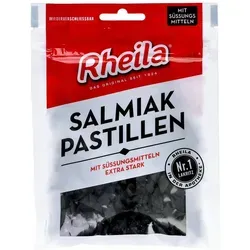 Rheila Salmiak Pastillen zuckerfrei - Zuckerfreie Salmiak Pastillen, ideal zur Linderung von Hals- und Rachenbeschwerden, jetzt in Ihrer Versandapotheke erhältlich.