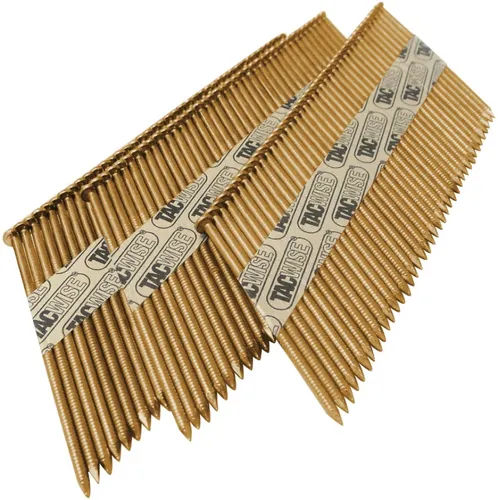 TACWISE Streifennägel 3.1/90 mm extra verzinkt, 2.200 Stück - Premium Streifennägel für Hochleistungsanwendungen, extra verzinkt und rostbeständig, ideal für Holzrahmenbau und Terrassendielen. Kompatibel mit gängigen Streifennaglern.