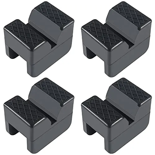 Wagenheber Gummiauflage, Stehen Gummipuffer, Jack Stand Pad, Unterstellbock Gummiblock Schützt Auto vor Kratzen (4)