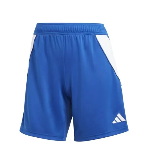 adidas Performance Tiro 24 Short Damen Shorts blau M (38-40) - Trainingsbekleidung für Fußball, aus 100% Polyester mit AEROREADY-Technologie für trockenen Tragekomfort und optimale Bewegungsfreiheit.