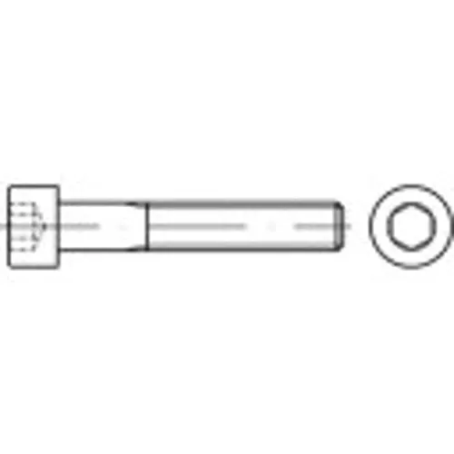 TOOLCRAFT TO-5371914 Zylinderschrauben M2 20 mm Innensechskant Edelstahl A2 100 St.