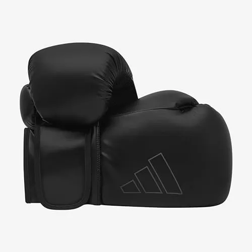 adidas Performance Boxhandschuhe Hybrid 80 schwarz 8 - Boxhandschuhe für Training und Wettkampf, aus strapazierfähigem Kunstleder mit AEROREADY-Technologie für optimalen Schweißtransport, Größe 8, ideal für ambitionierte Boxer.