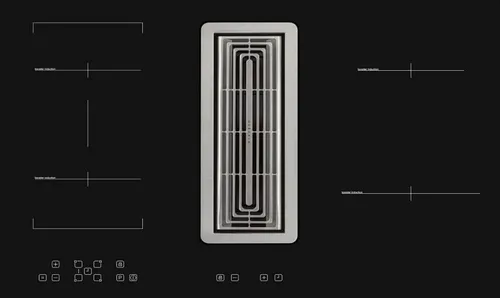 BURG Induktionskochfeld BML78 mit Muldenlüfter