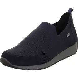 ARA Damen LISSABON Slipper Sneaker in Blau, Größe 36 - Slipper & Mokassins für Damen, aus hochwertigem Leder mit bequemer Schnürung für optimalen Tragekomfort.