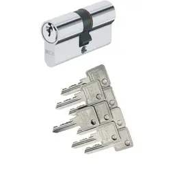 ABUS Profilzylinder Abus C73 C73N Doppelzylinder versch. Längen mit 6- 10 Schlüssel, Verschiedenschließend mit N+G 28/34 mm