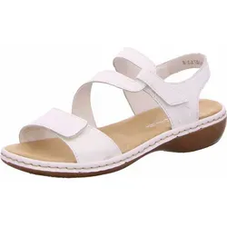 Rieker Damen Sandalen in Weiß, Größe 40 in weiß von Rieker
