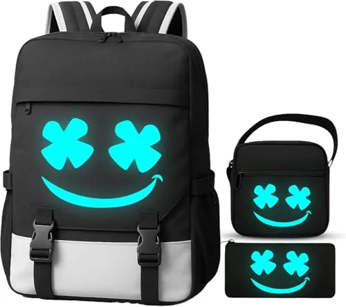 GRENDS 3in1 Rucksack für Jungen und Mädchen - Schultaschen-Set mit wasserdichtem Design, USB-Anschluss und ergonomischen Schultergurten für optimalen Tragekomfort und Sicherheit beim Schulweg.