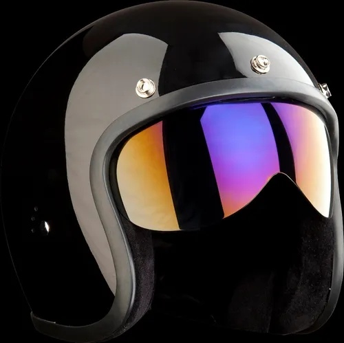 Bandit Motorradhelm Jet Steck Visier