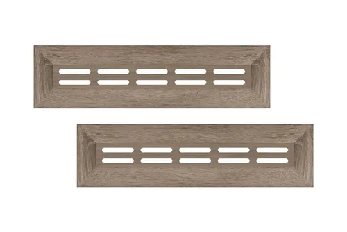 HEXIM Heizkörperverkleidung Eiche Vintage 16x60 cm - Dekorative Heizkörperabdeckung aus hochwertigem MDF & HDF, vereint Komfort und Ästhetik, ideal für moderne Innenräume und einfache Montage.