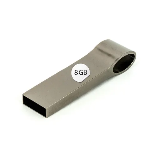 GADGET 8GB USB Stick Schlüsselanhänger Silber