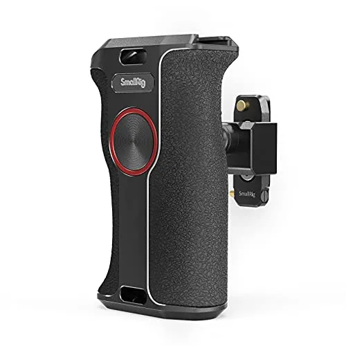 SMALLRIG NATO Griff 3260: Ergonomischer Seitengriff für DSLR Kamerakäfig - Kamerakäfig-Halterungen mit einfachem 360-Grad-Drehmechanismus für schnelle Änderungen der Ausrichtung und rutschfester, schweißfester Griff für maximalen Komfort.
