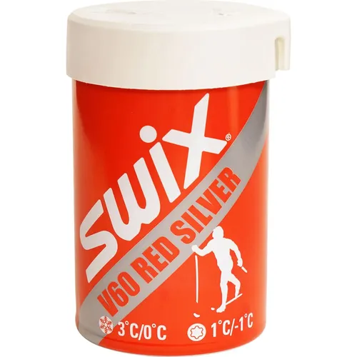 Swix V60 Red/Silver Hardwax 0°C to +3°C, 43g neutral