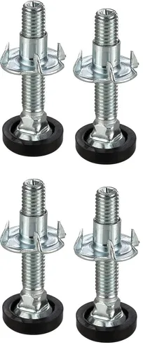 4x Häfele Verstellschraube M8x45 Justierschraube Stellfuß Möbelschraube 300 kg