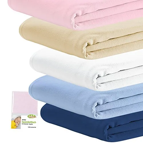 Odenwälder Spannbetttuch Wiege Jersey, weiß