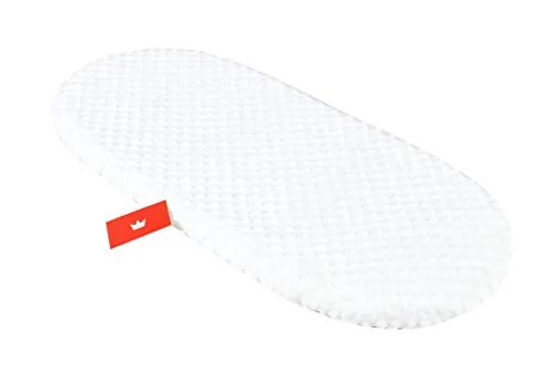 BABYLUX Spannbettlaken für Kinderwagen Stubenwagen Baby Spannbetttuch Wiege Stuben Bettlaken (2. Minky - Weiß)