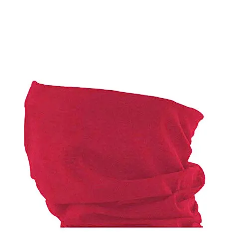 Oblique Unique Damen/Herren Mikrofaser Multifunktionstuch K-150 (Pure Red)