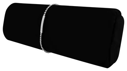 Adelia´s Armband Damen Armband aus Edelstahl mit Strass Steinchen 16 cm, Ein Geschenk, das Freude macht