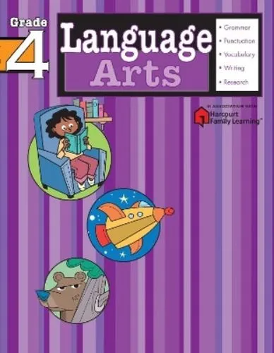 Flash Kids Edit Language Arts: Grade 4 (Flash Kids Harcourt Family (Taschenbuch)