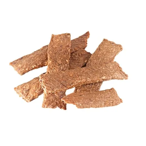 mascota vital - Trockenfleisch für Hunde – 100% natürlich & schonend getrocknet – Ohne Zusatzstoffe – Leicht verdaulich – Weicher Kausnack für Welpen, Senioren & Sensible Hunde (Kaninchen, 100g)