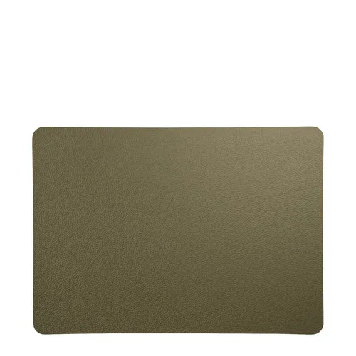 ASA Selection leather optic Tischset, rough olive grün