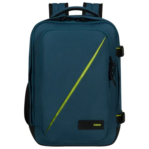 American Tourister Take2Cabin Casual Backpack S 40 cm - Harbor Blue - Daypack mit 15,6'' Laptopfach, ideal für Reisen und Alltag. Hergestellt aus umweltfreundlichem RecyclexTM-Gewebe und ausgestattet mit praktischen Organisierungsfunktionen.