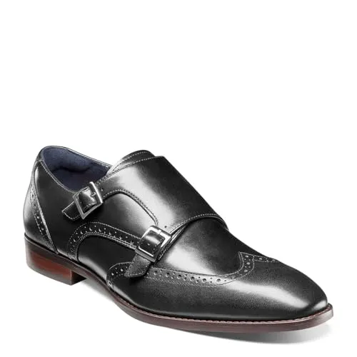 Produktbild Stacy Adams Herren Karson Monk Strap, Schwarz, 47 EU