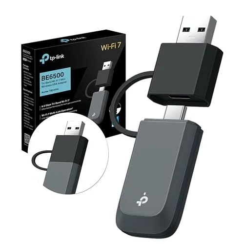 TP-Link Archer TBE400U BE6500 Tri-Band Wi-Fi 7 Mini USB-Adapter