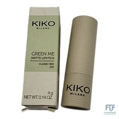 KIKO Milano Green Me Matte Lipstick 105 | Komfort-Lippenstift Mit Mattem Finish