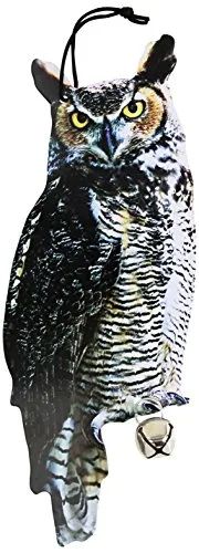 Esschert Design Vogelsilouette Eule, schwarz, 18.7 x 0.2 x 39.8, FB142