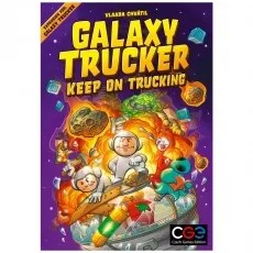 Czech Games Edition Galaxy Trucker - Keep on Trucking (Expansion) - Gesellschaftsspiel mit neuen Herausforderungen: Meistern Sie Piraten und Meteoriten in dieser spannenden Erweiterung für Galaxy Trucker!