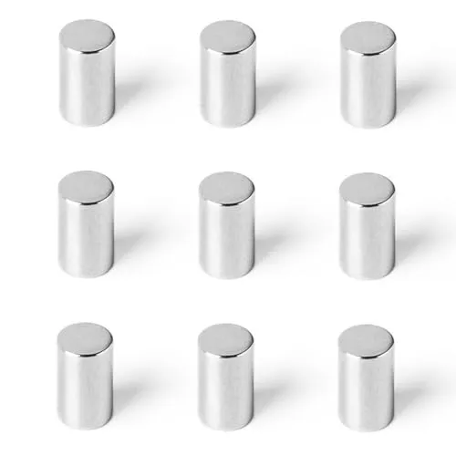 Strong Magnets Neodym Magnet - Rund 3 x 6 mm - 50 Stück - Extra stark, hält bis 345 g - Für Magnettafel, Kühlschrank, Whiteboard, Pinnwand, Büro