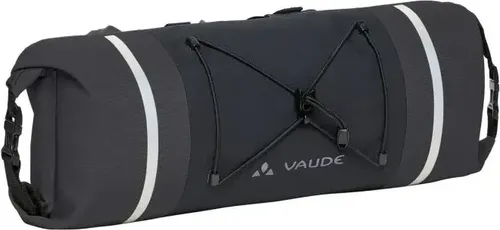 Vaude Trailfront Compact Lenkertasche 5 l grau - Wasserdichte Lenkertasche mit 5 l Stauraum in Grau; ideal für Bikepacking und umweltbewusste Abenteuer. Hergestellt aus PVC-freien Materialien für nachhaltigen Einsatz.