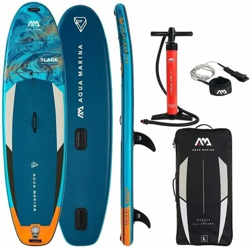 Aqua Marina Blade 10’6” Windsup – Vielseitiges SUP-Board - Boards für Stand-Up Paddling, ideal für Anfänger und Fortgeschrittene, mit einer maximalen Nutzlast von 150 kg für unvergessliche Wasserabenteuer.