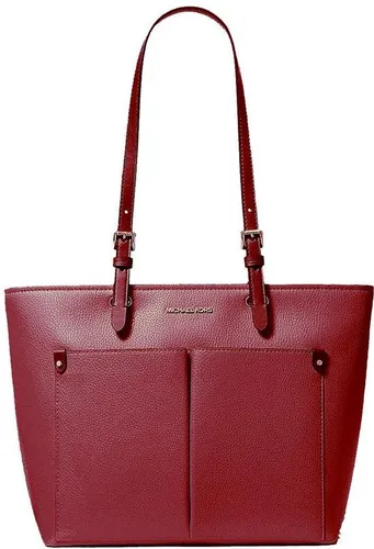Reise-Tote Medium Doppelte Tasche Ochsenblut Leder