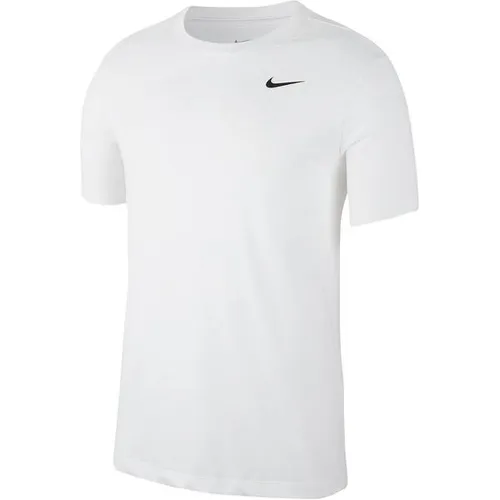 Nike Herren T-Shirt Dri-Fit - Weiß/Schwarz, 2XL, AR6029-100 - Stylisches Dri-Fit T-Shirt mit regulärer Passform, ideal für sportliche Aktivitäten. Hergestellt aus 60% Baumwolle und 40% Polyester für hohen Tragekomfort.