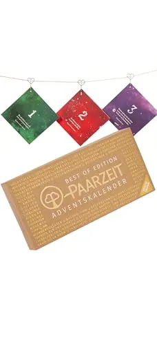 Paarzeit Adventskalender 2025 – BEST OF EDITION - Adventskalender für Paare, 24 liebevoll gestaltete Karten mit Überraschungen, nachhaltig aus FSC®-zertifiziertem Papier, perfekt für eine romantische Vorweihnachtszeit.