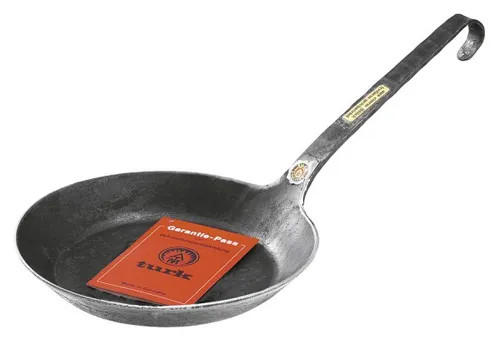 turk Bratpfanne Albert Ø 30 cm - Gusseisen Bratpfanne, hitzebeständig bis 260°C, ideal für Gas-, Induktions- und Elektroherde, perfekt für Haushalt und Outdoor-Kochen.