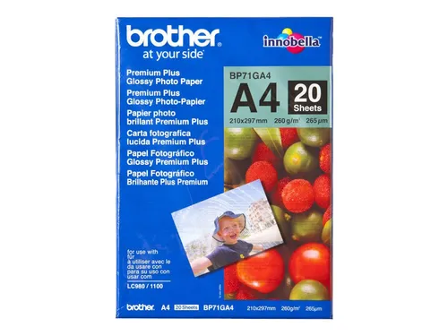 Brother BP71GA4 Fotopapier A4 20BL 260g/qm