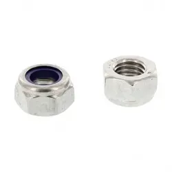 S+P DIN 985 A2-70 M 6 Gleitmo Sechskantmuttern, selbstsichernd, niedrige Form