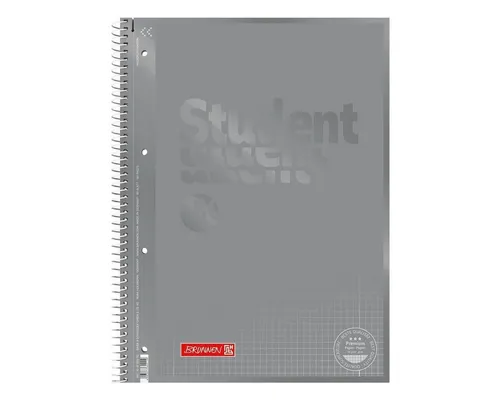 BRUNNEN Collegeblock Student Colour Code, A4, beidseitiger Rand, gelocht, mit Mikroperforation und Ausreißhilfe