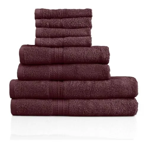 Handtuch Set 8-TLG., 4 Stück 30x30 cm, 2 Stück 140x70 cm und 2 Stück 100x50 cm