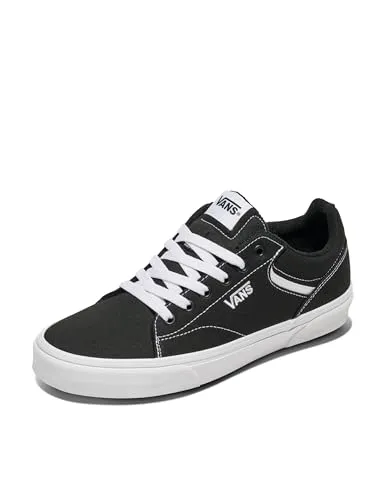 Vans Seldan Herren Sneaker, Canvas Black White, 39 EU