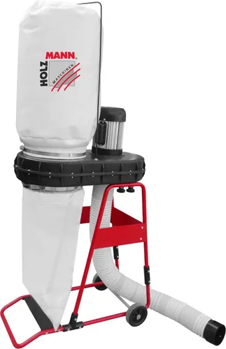 Holzmann Absauganlage ABS850 230V - Werkstatteinrichtung mit hoher Absaugleistung von 850 m³/h, mobil und leise, inklusive Absaugschlauch für optimale Sauberkeit in der Werkstatt.