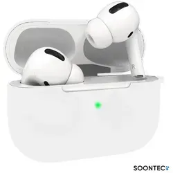 AirPods Pro Hülle Weiß SOONTEC Case Silikon Schutzhülle für Apple AirPods Pro - Weiß